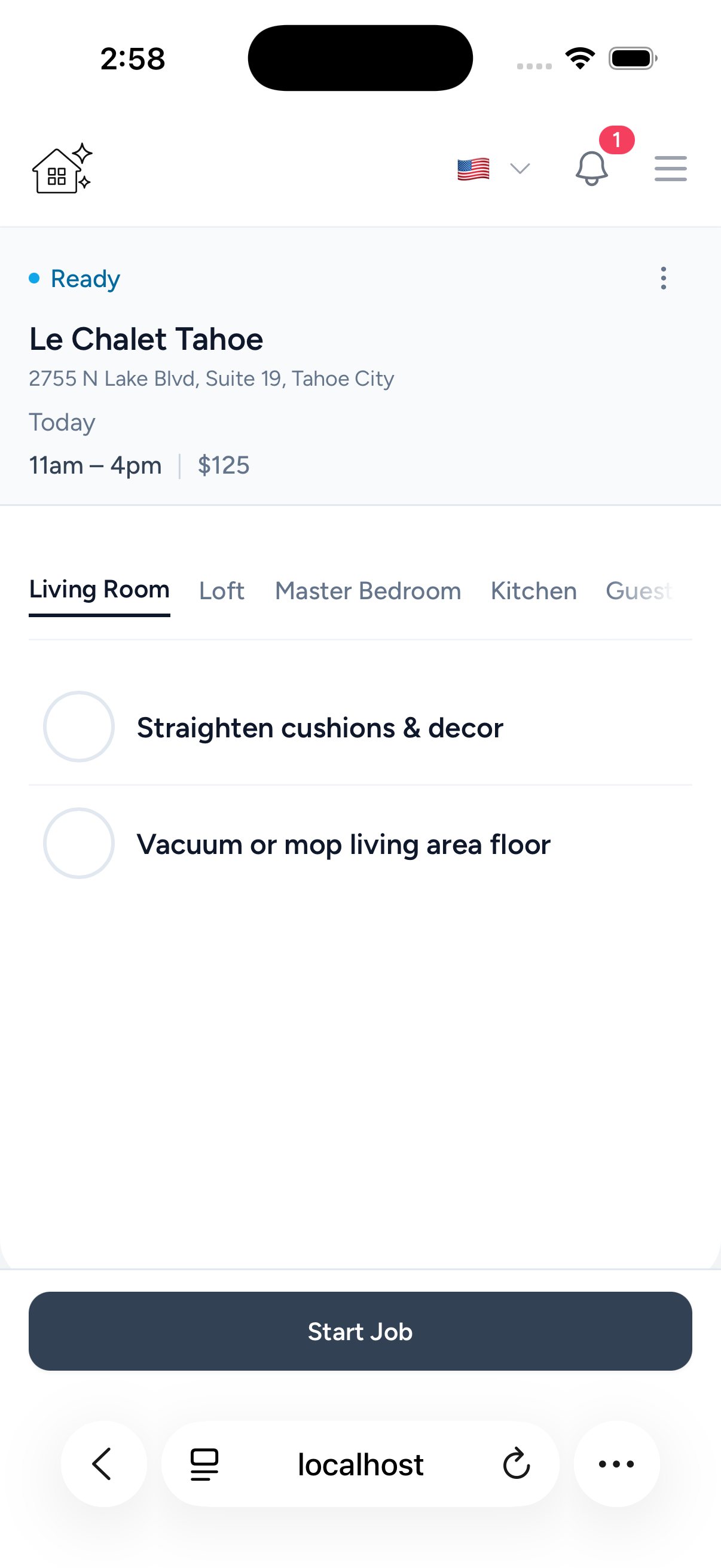 Accept and get ready