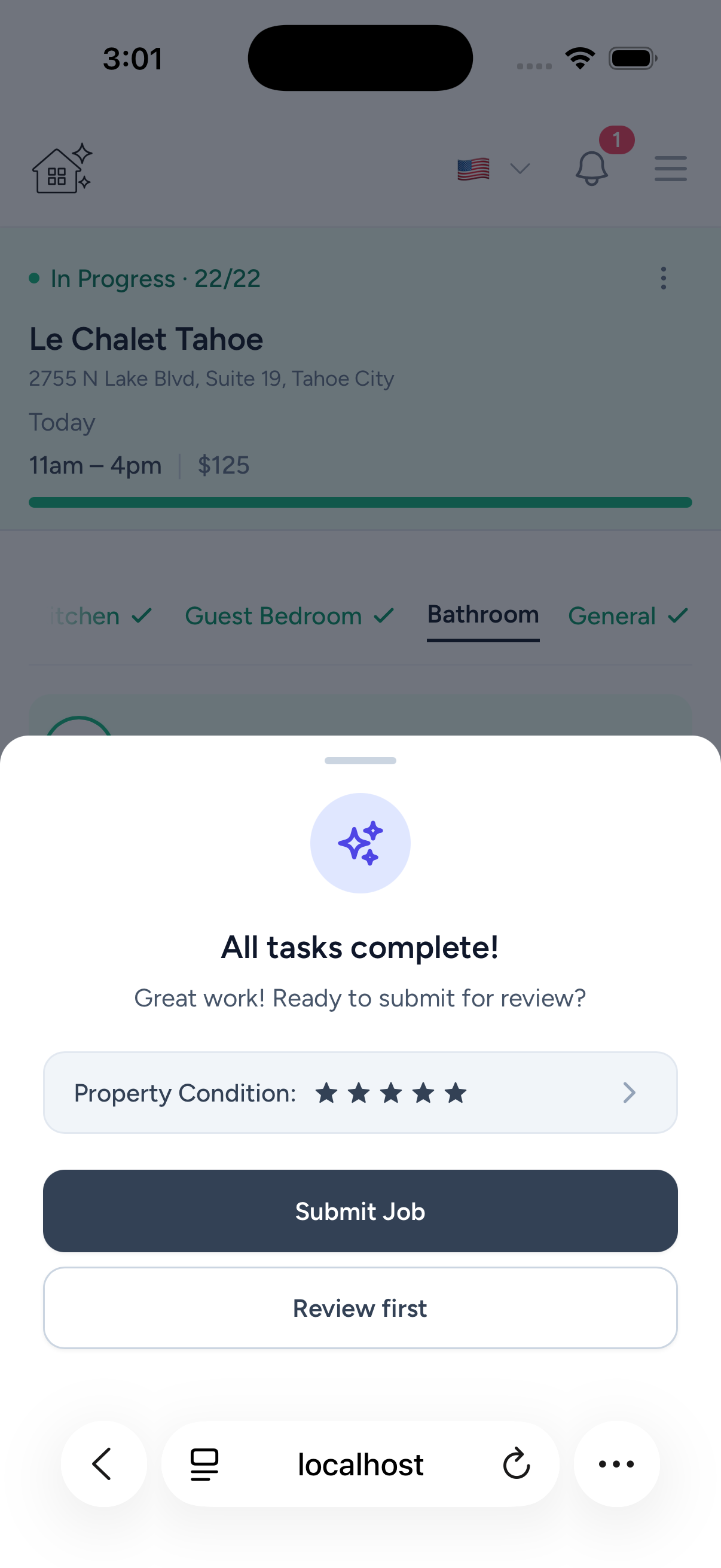 Submit and you're done